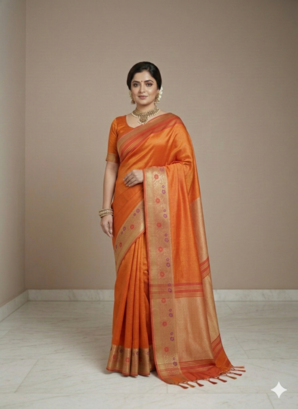 The "Aavya" Collection - Banarasi Soft Silk Saree